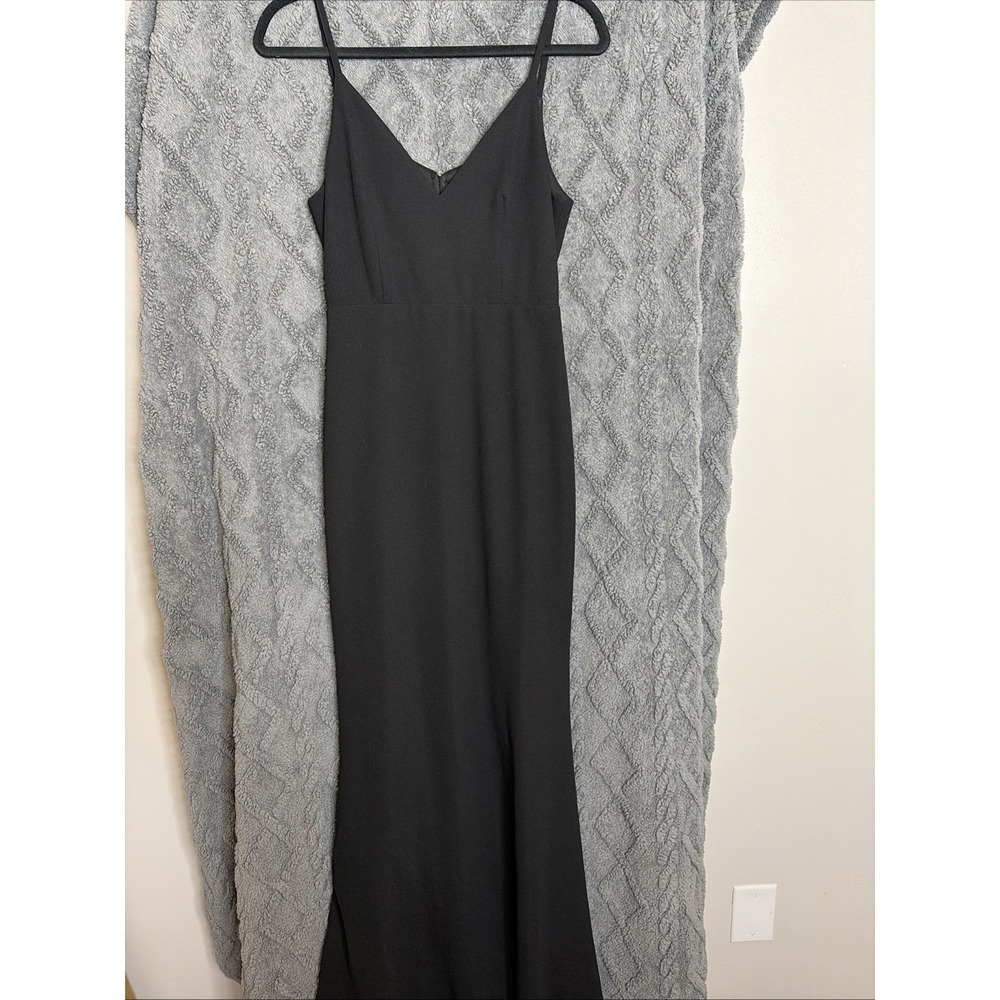 NWT Lulus Lined Black Maxi Dress Size S
